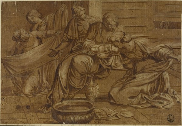 Birth of the Virgin, n.d. Creator: Domenichino.