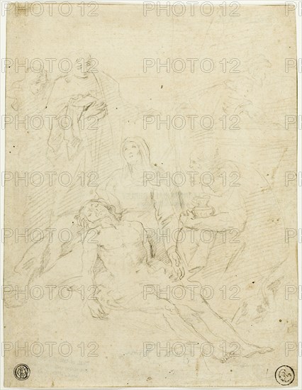 Pieta, n.d. Creator: School of Simone Cantarini Italian, 1612-1648.