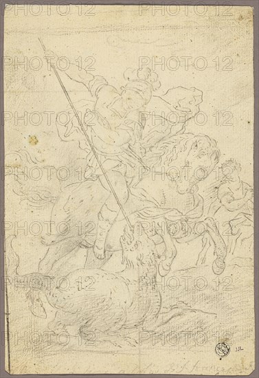 St. George and the Dragon, n.d. Creator: School or imitator of Raffaello Sanzio,.