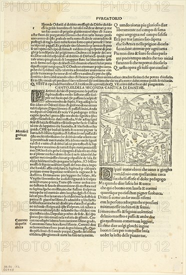 Inferno: Canto XII (Circle Seven, First Ring) from Divina Commedia (Divine Comedy), ...1929. Creators: Unknown, Petrus de Quarengiis, Dante Alighieri, Wilhelm Ludwig Schreiber.