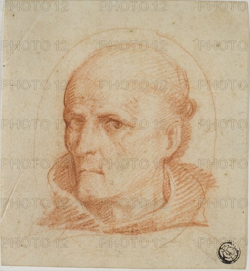 Portrait Head of Franciscan Monk, n.d. Creator: Unknown.