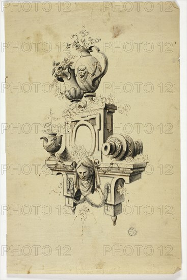 Design for a Chimney Piece, n.d. Creator: Unknown.