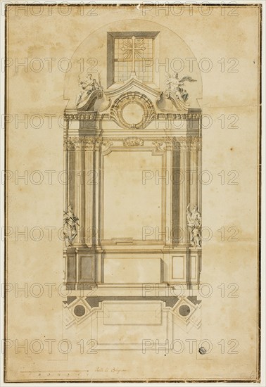 Design for an Altar, n.d. Creator: Unknown.