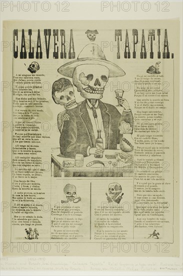 Calavera Tapatia, n.d. Creator: Manuel Manilla.