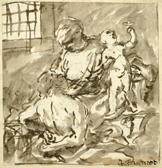 Caritas Romana, n.d. Creator: Abraham Bloemaert.