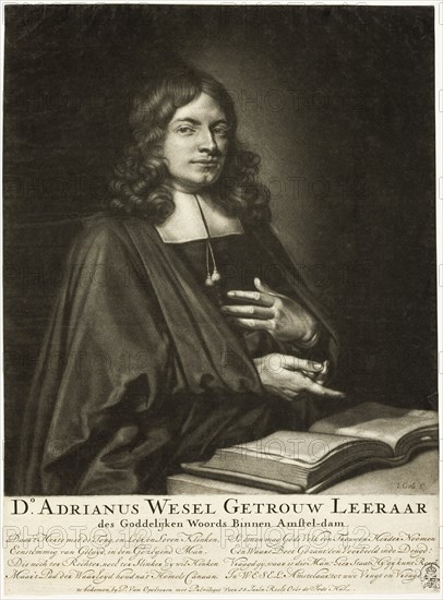 Adrian Wesel, Cleric in Amsterdam, n.d. Creator: Jacob Gole.
