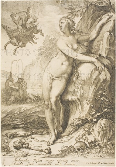 Andromeda, 1601. Creator: Jan Saenredam.