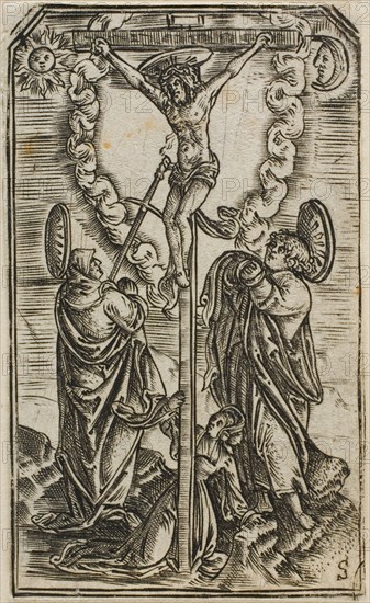 Christ on the Cross, 1500/25. Creator: Master S.