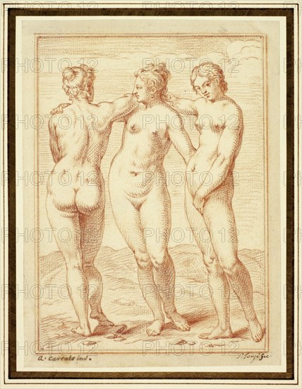 The Three Graces, n.d. Creator: Pierre Tanje.