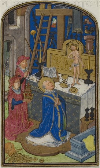 The Mass of St. Gregory, from a Book of Hours, 1460/70.