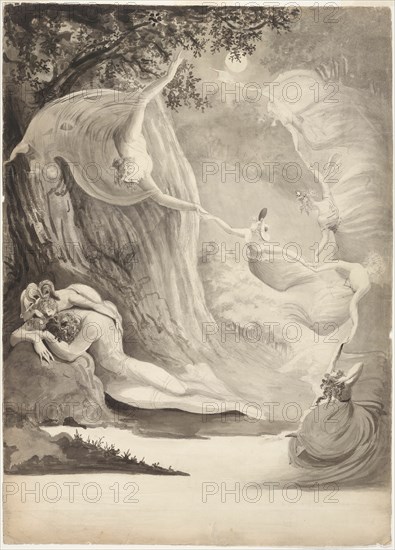 The Shepherd's Dream, c.1820. Creator: Georgina North.