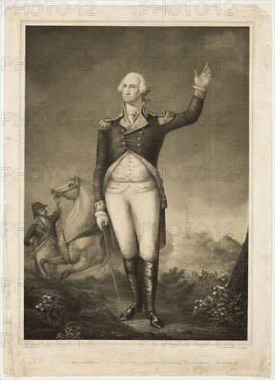 Washington Monument, 1846. Creator: August Hoen.