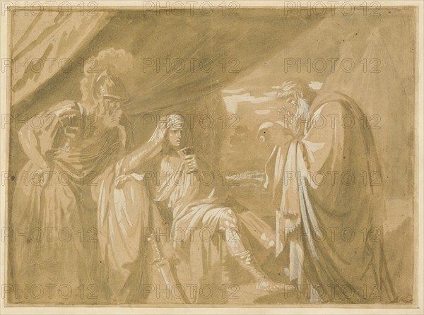 Alexander's Confidence with his Physician Philip, c.1770. Creator: Benjamin West.