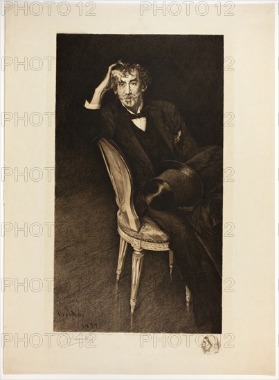 Portrait of Whistler, 1916. Creator: Jacques Reich.