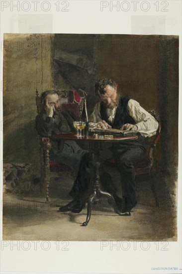 The Zither Player, 1876. Creator: Thomas Eakins.