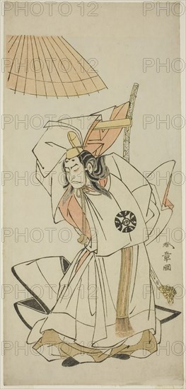 The Actor Nakamura Nakazo I as Prince Koreakira, Younger Brother of Emperor Go-Toba, i..., c. 1773. Creator: Shunsho.