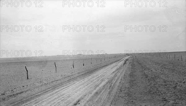 Typical view of the rolling character of the area, New Mexico, 1935. Creator: Dorothea Lange.