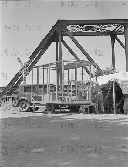 Mobile housing--a trend, California, 1935. Creator: Dorothea Lange.