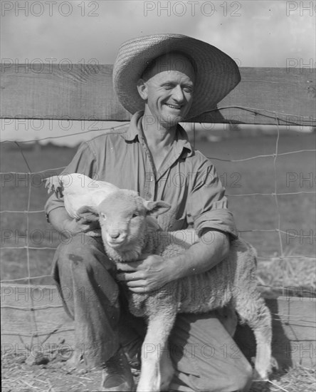 Rural Rehabilitation Administration client, Hayward, California, 1936. Creator: Dorothea Lange.