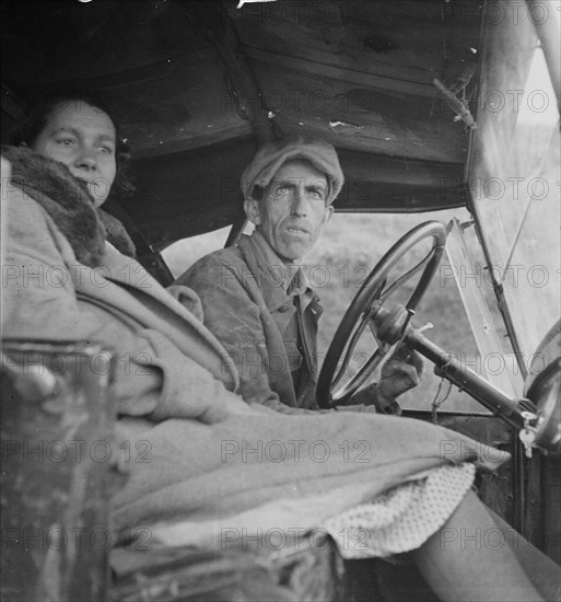 Once a Missouri farmer, now a migratory farm laborer on the Pacific Coast, California, 1936. Creator: Dorothea Lange.