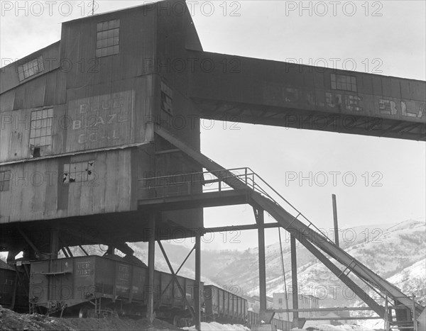 Blue Blaze coal mine, Consumers, near Price, Utah, 1936. Creator: Dorothea Lange.