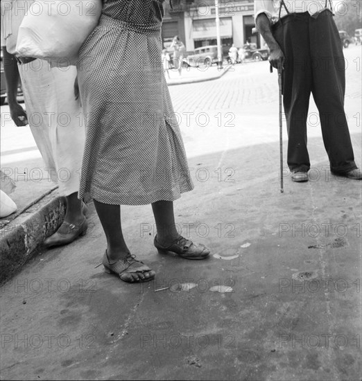 Street scene, Macon, Georgia, 1936. Creator: Dorothea Lange.