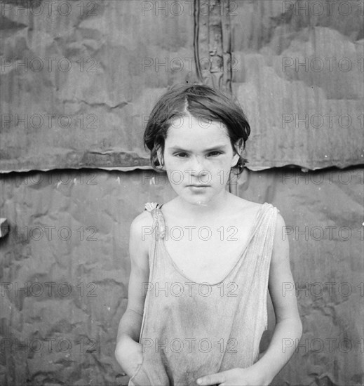 Child living in Oklahoma City shacktown, 1936. Creator: Dorothea Lange.