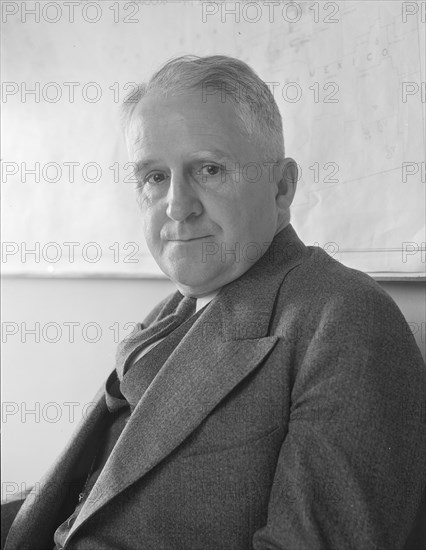 Walter E. Packard, Acting Director, Rural Resettlement Division, 1936. Creator: Dorothea Lange.