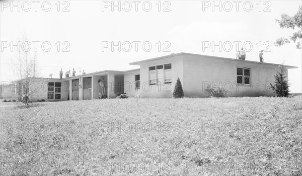 Type house for two families...New Jersey, 1936. Creator: Dorothea Lange.