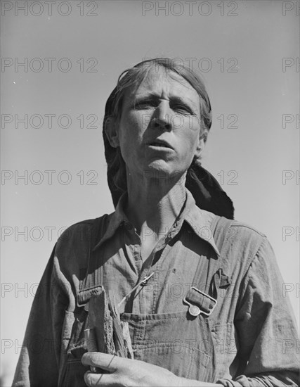 Oklahoma drought refugee, California, 1937. Creator: Dorothea Lange.