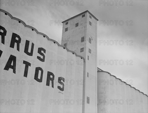 Western Texas grain elevator, 1937. Creator: Dorothea Lange.