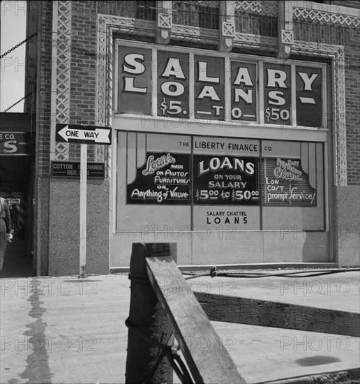 Liberty Finance Company, Oklahoma City, Oklahoma, 1937. Creator: Dorothea Lange.