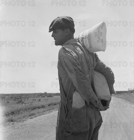Relief client near Oil City, Carter County, Oklahoma, 1937. Creator: Dorothea Lange.