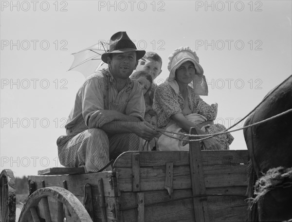 Sharecropper family near Hazlehurst, Georgia, 1937. Creator: Dorothea Lange.