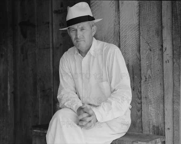 Manager of turpentine still, Georgia, 1937. Creator: Dorothea Lange.