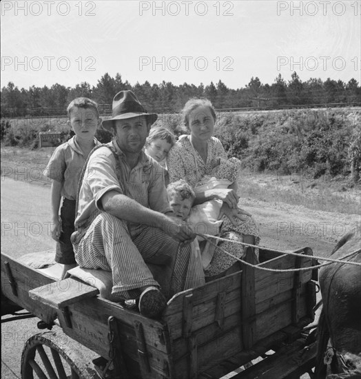 Sharecropper family near Hazlehurst, Georgia, 1937. Creator: Dorothea Lange.