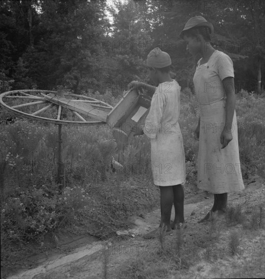 Rural mailbox, thirty-nine miles from Valdosta, Georgia, 1937. Creator: Dorothea Lange.