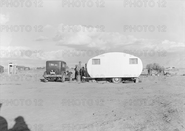 Migratory family from Louisiana on Works Progress Administration (WPA), California, 1938. Creator: Dorothea Lange.