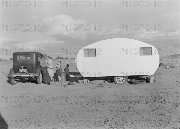 Migratory family from Louisiana on Works Progress Administration (WPA), California, 1938. Creator: Dorothea Lange.