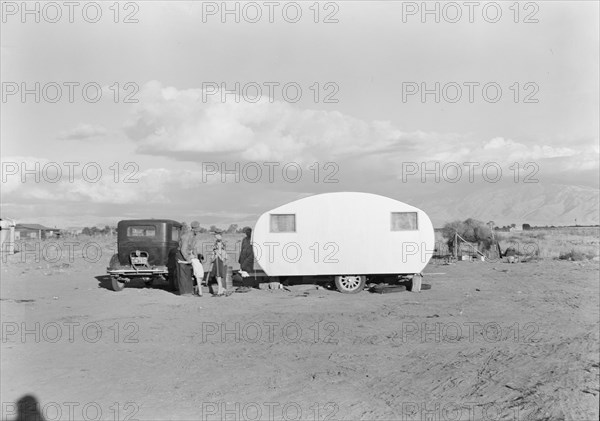 Migratory family from Louisiana on Works Progress Administration (WPA), California, 1938. Creator: Dorothea Lange.