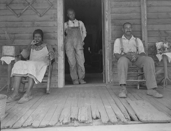 Negroes who own land in Greene County, Georgia, 1937. Creator: Dorothea Lange.