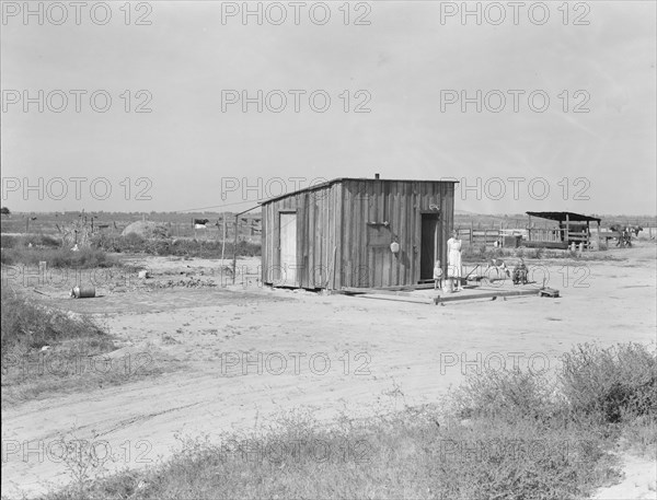 Home of rural rehabilitation client, Tulare County, California, 1938. Creator: Dorothea Lange.