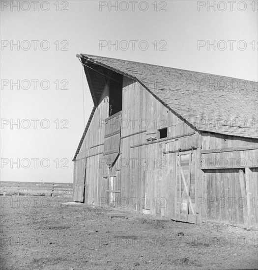 Barn of FSA tenant purchase client, near Manteca, California, 1938. Creator: Dorothea Lange.