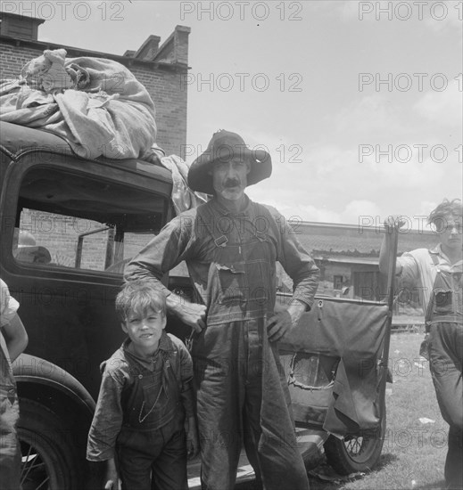 South Georgia tobacco sharecropper in town for auction, Douglas, Georgia, 1938. Creator: Dorothea Lange.