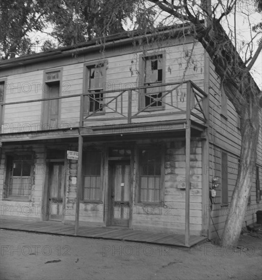 Architectural survivals, Clayton, California, 1938. Creator: Dorothea Lange.