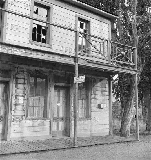 Architectural survivals, Clayton, California, 1938. Creator: Dorothea Lange.