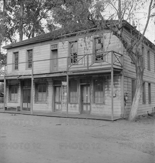 Architectural survivals, Clayton, California, 1938. Creator: Dorothea Lange.