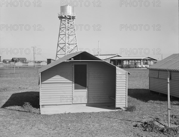 Toilet facilities at Westley camp, California, 1939. Creator: Dorothea Lange.