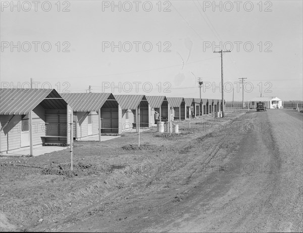 United States government camp for migratory workers, (FSA), Westley, California , 1939. Creator: Dorothea Lange.