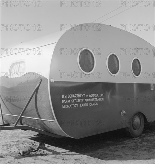 FSA migratory labor camp, Calipatria, Imperial Valley, California, 1939. Creator: Dorothea Lange.